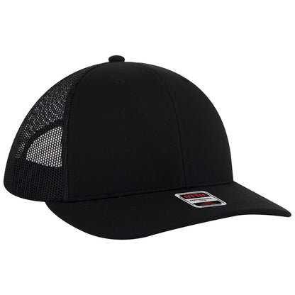 OTTO CAP 6 Panel Mid Profile Mesh Back Trucker Hat 112-3
