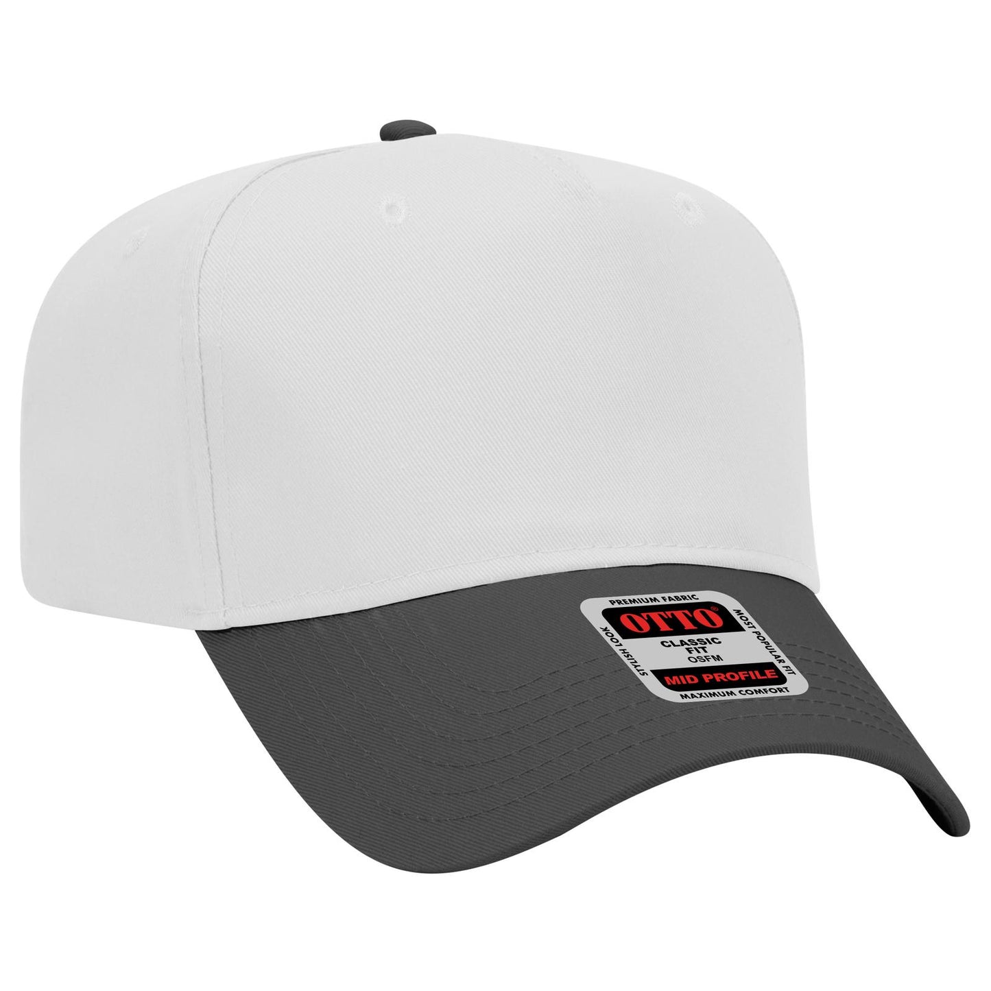 OTTO CAP 5 Panel Mid Profile Baseball Cap 31-069