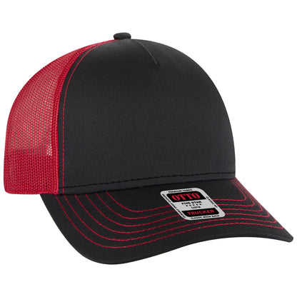 OTTO CAP 5 Panel Low Profile Mesh Back Trucker Hat 102-664
