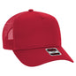 OTTO CAP 5 Panel Mid Profile Mesh Back Trucker Hat 32-285
