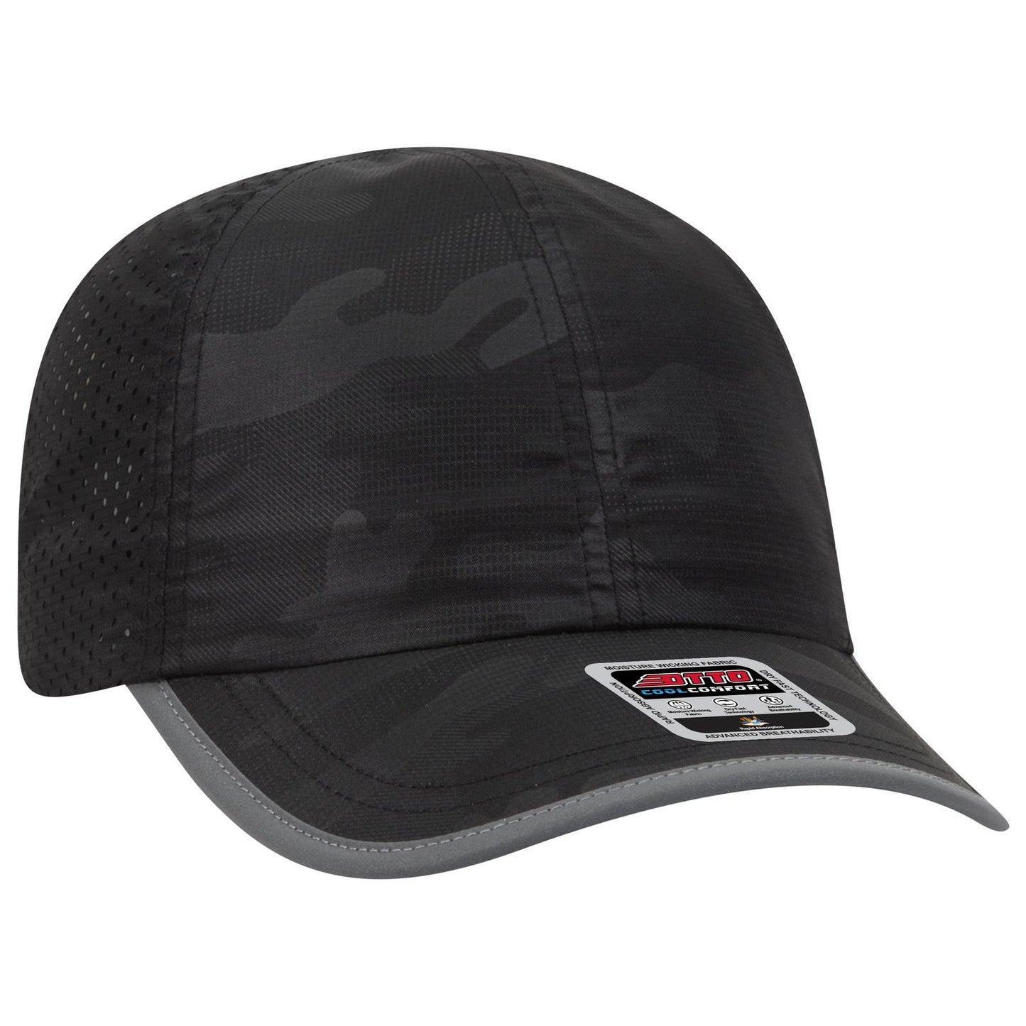 OTTO CAP Reflective 6 Panel Running Cap 133-1258