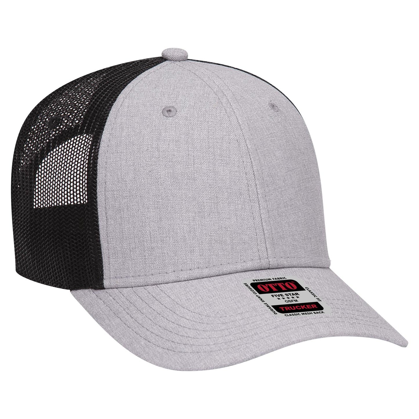 OTTO CAP 6 Panel Low Profile Mesh Back Trucker Hat 83-1239