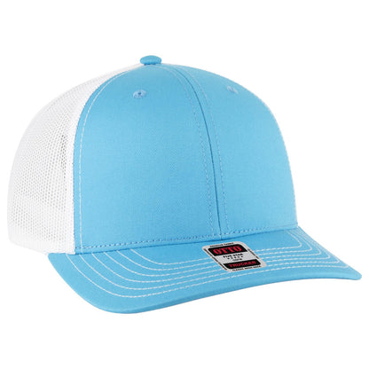 OTTO CAP 6 Panel Mid Profile Mesh Back Trucker Hat 112-1