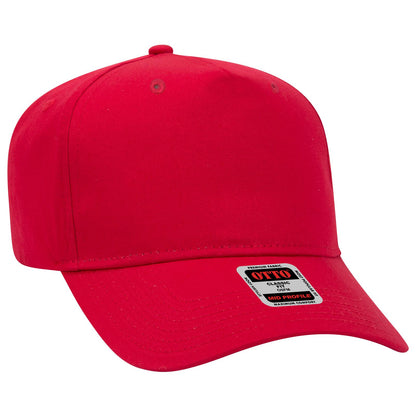 OTTO CAP 5 Panel Mid Profile Baseball Cap 31-538