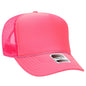 OTTO CAP 5 Panel High Crown Mesh Back Trucker Hat 39-165