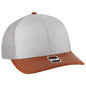 OTTO CAP 6 Panel Mid Profile Mesh Back Trucker Hat 112-1