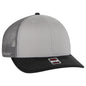 OTTO CAP 6 Panel Mid Profile Mesh Back Trucker Hat 112-1
