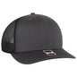 OTTO CAP 6 Panel Mid Profile Mesh Back Trucker Hat 112-1