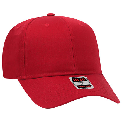 OTTO CAP 6 Panel Mid Profile Baseball Cap 27-079