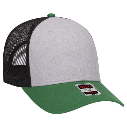 OTTO CAP 6 Panel Low Profile Mesh Back Trucker Hat 83-1239
