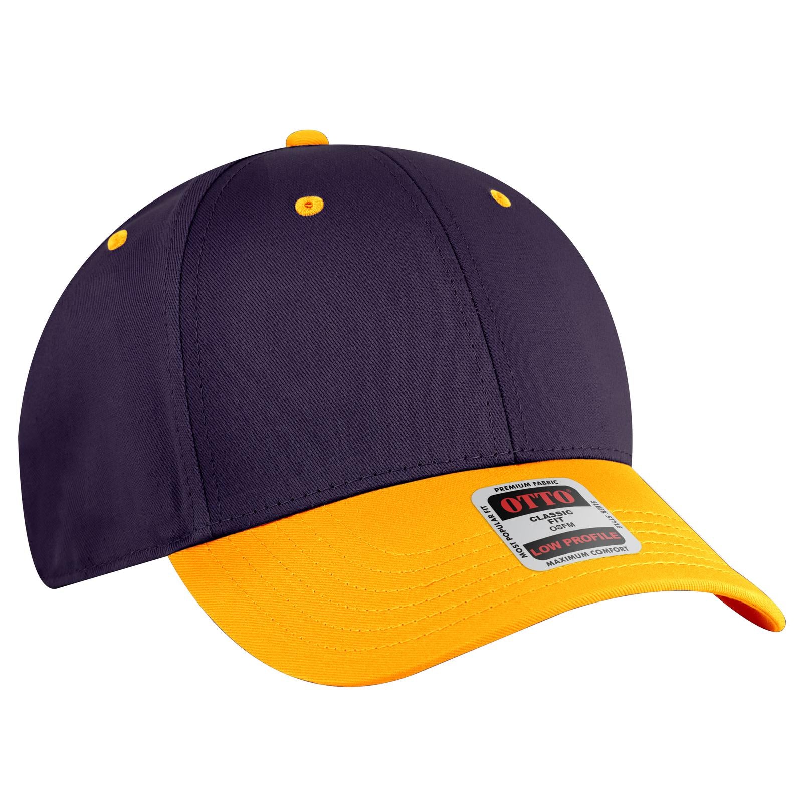OTTO CAP 6 Panel Low Profile Baseball Cap