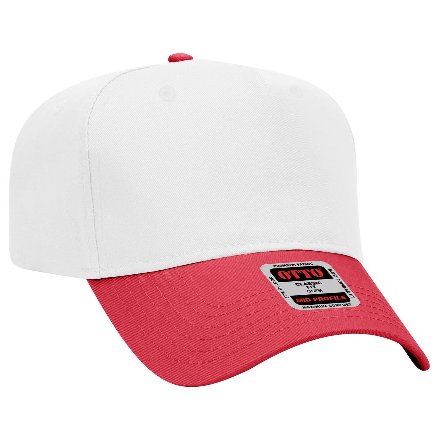 OTTO CAP 5 Panel Mid Profile Baseball Cap 31-069