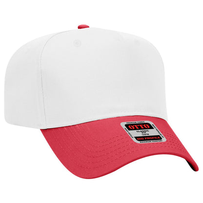OTTO CAP 5 Panel Mid Profile Baseball Cap 31-069