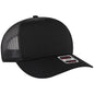 OTTO CAP 5 Panel Mid Profile Mesh Back Trucker Hat 32-285