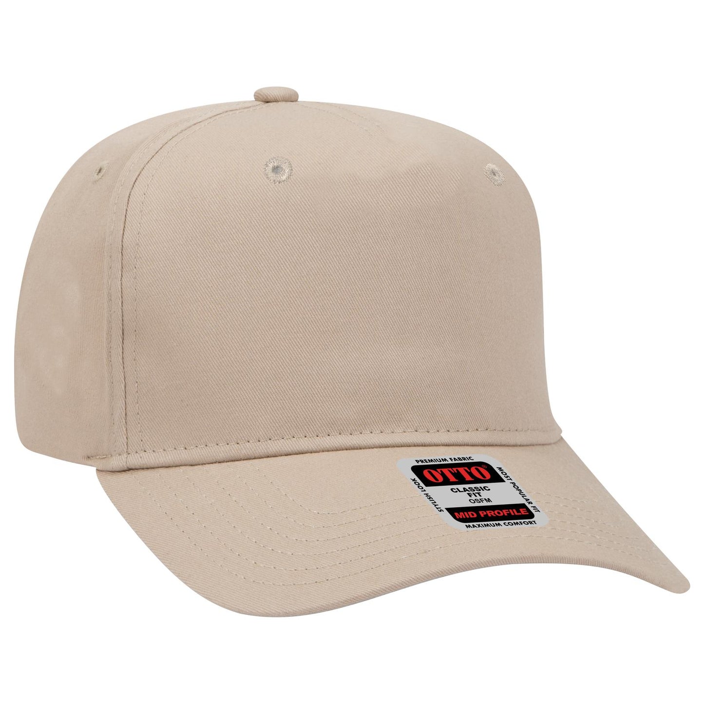 OTTO CAP 5 Panel Mid Profile Baseball Cap 31-538