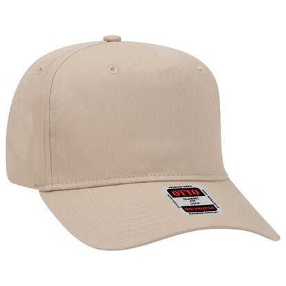 OTTO CAP 5 Panel Mid Profile Baseball Cap 31-538