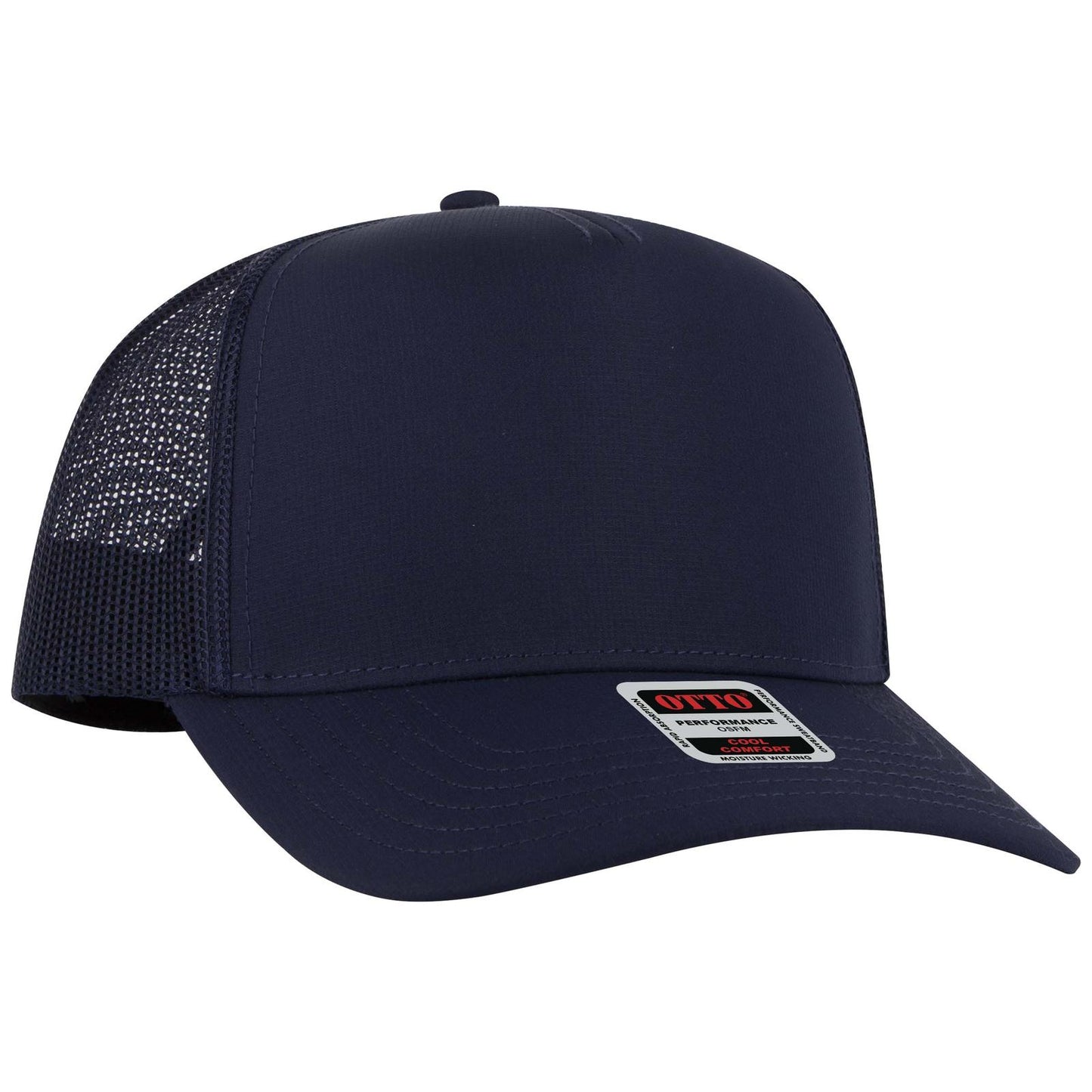 OTTO CAP 5 Panel Mid Profile Mesh Back Trucker Hat 32-1