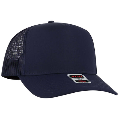 OTTO CAP 5 Panel Mid Profile Mesh Back Trucker Hat 32-1