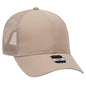 OTTO CAP 6 Panel Mid Profile Mesh Back Trucker Hat 30-287