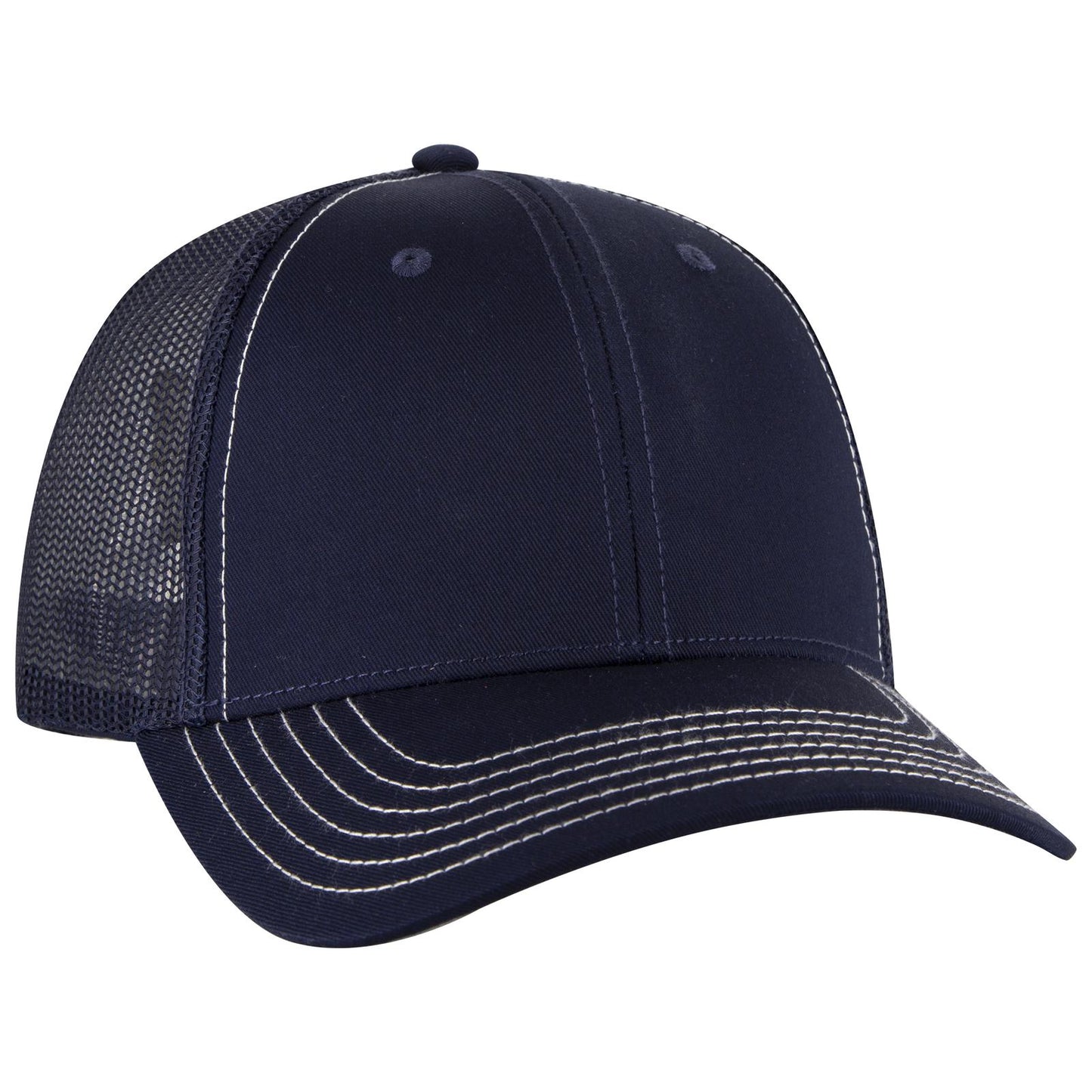 OTTO CAP 6 Panel Low Profile Mesh Back Trucker Hat 83-1239