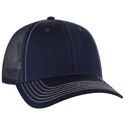 OTTO CAP 6 Panel Low Profile Mesh Back Trucker Hat 83-1239