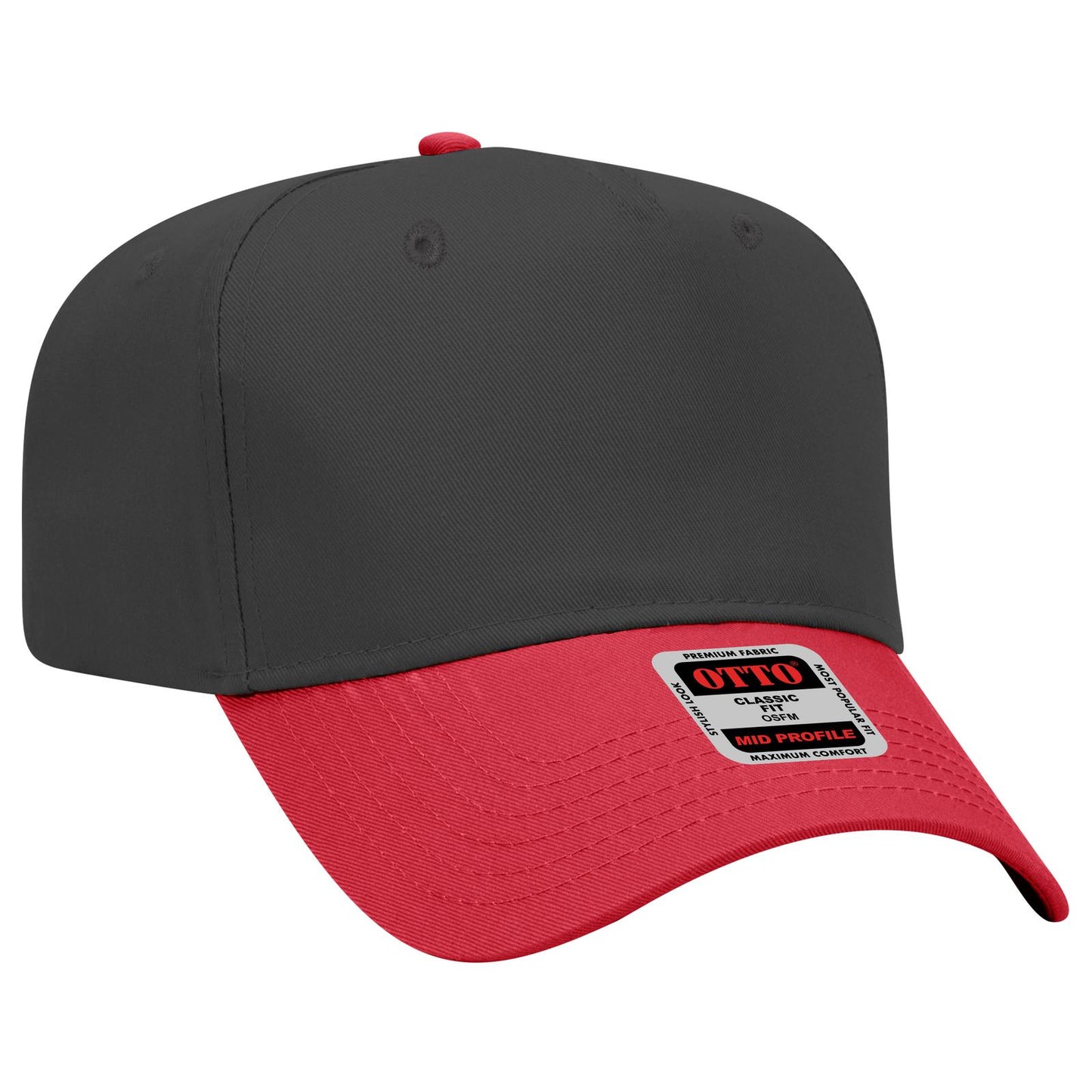 OTTO CAP 5 Panel Mid Profile Baseball Cap 31-069