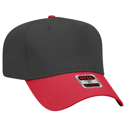 OTTO CAP 5 Panel Mid Profile Baseball Cap 31-069