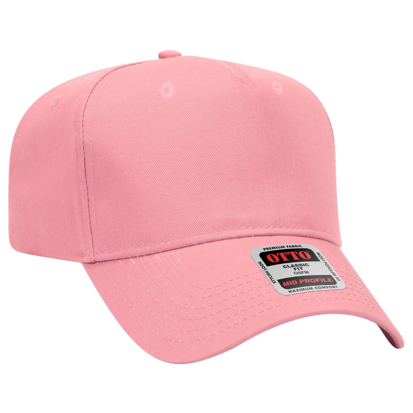 OTTO CAP 5 Panel Mid Profile Baseball Cap 31-069