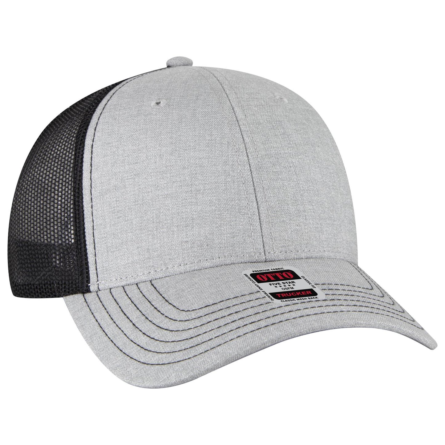 OTTO CAP 6 Panel Low Profile Mesh Back Trucker Hat 83-1239