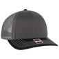 OTTO CAP 6 Panel Mid Profile Mesh Back Trucker Hat 112-1