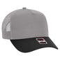 OTTO CAP 5 Panel Mid Profile Mesh Back Trucker Hat 32-285