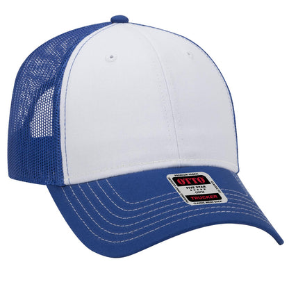 OTTO CAP 6 Panel Low Profile Mesh Back Trucker Hat 83-1239