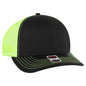 OTTO CAP 6 Panel Mid Profile Mesh Back Trucker Hat 112-1