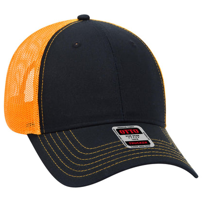 OTTO CAP 6 Panel Low Profile Mesh Back Trucker Hat 83-1239