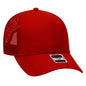 OTTO CAP 6 Panel Mid Profile Mesh Back Trucker Hat 30-287