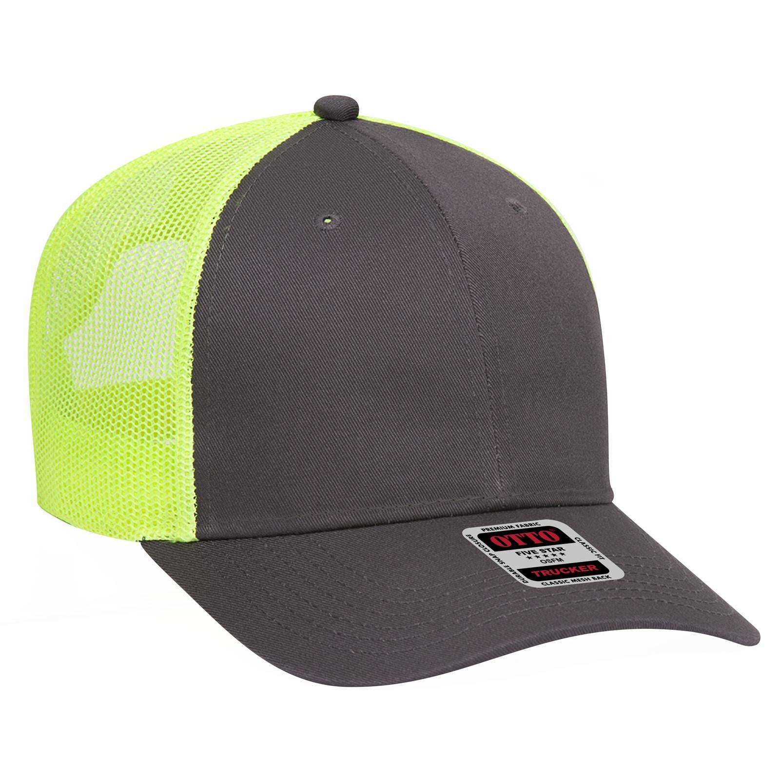 OTTO CAP 6 Panel Low Profile Mesh Back Trucker Hat