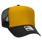 OTTO CAP 5 Panel High Crown Mesh Back Trucker Hat 39-165