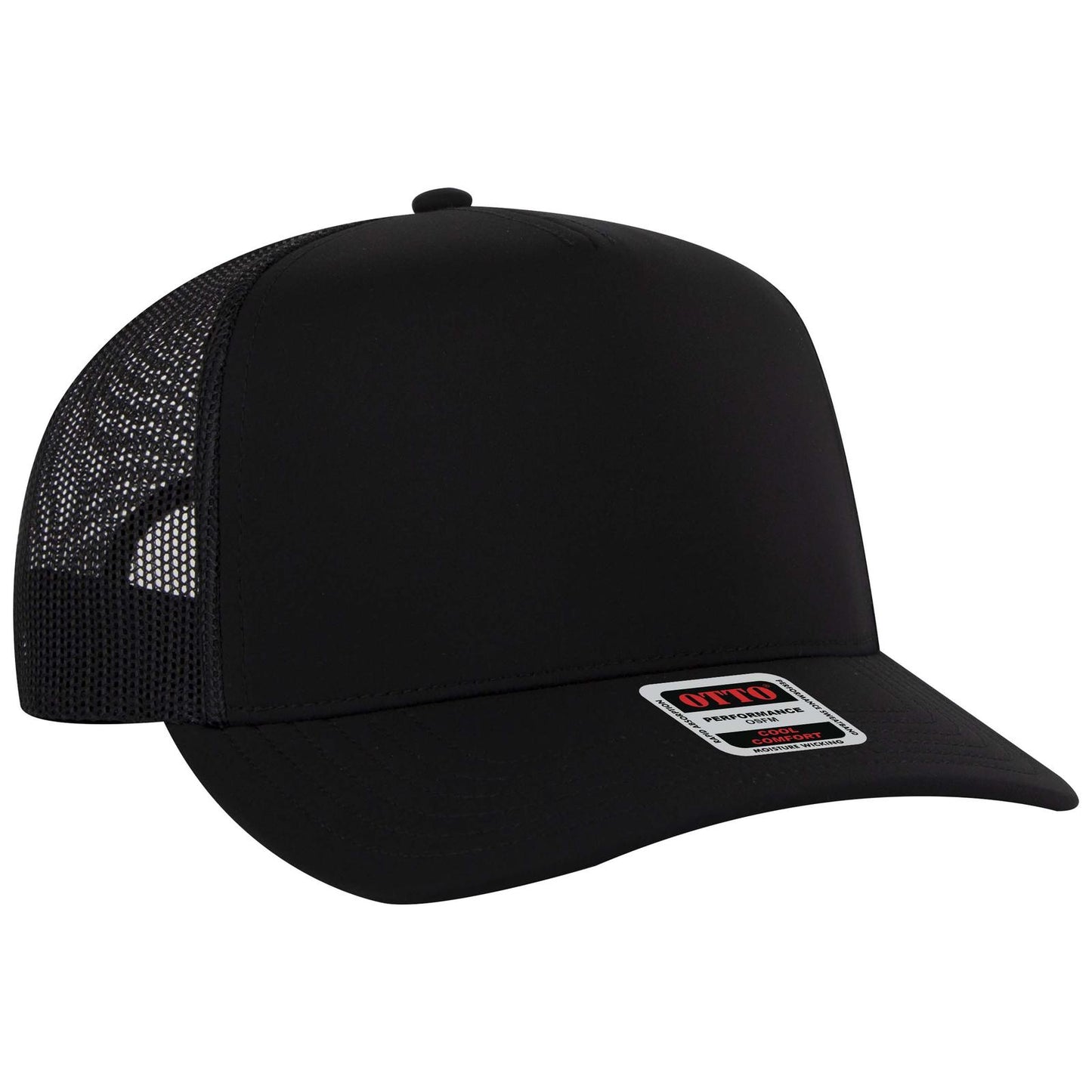 OTTO CAP 5 Panel Mid Profile Mesh Back Trucker Hat 32-1