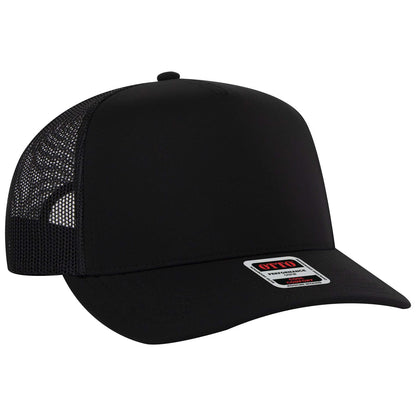 OTTO CAP 5 Panel Mid Profile Mesh Back Trucker Hat 32-1