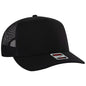 OTTO CAP 5 Panel Mid Profile Mesh Back Trucker Hat 32-1