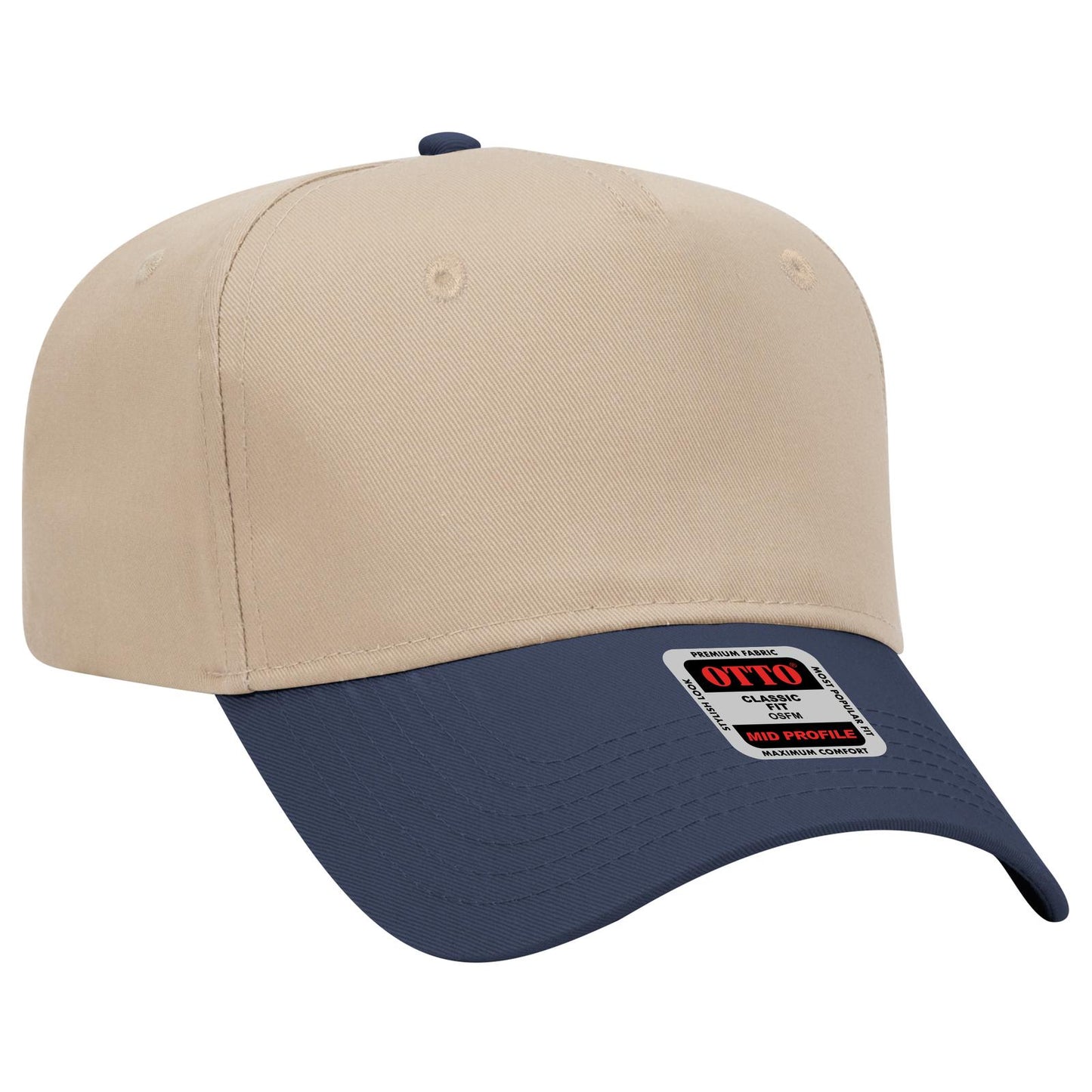 OTTO CAP 5 Panel Mid Profile Baseball Cap 31-069