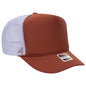 OTTO CAP 5 Panel High Crown Mesh Back Trucker Hat 39-165