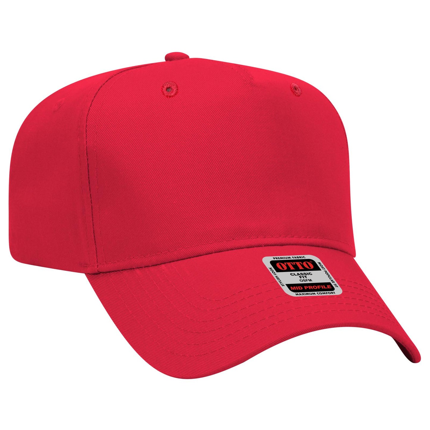 OTTO CAP 5 Panel Mid Profile Baseball Cap 31-069