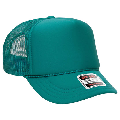 OTTO CAP 5 Panel High Crown Mesh Back Trucker Hat 39-165
