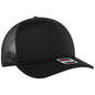 OTTO CAP 5 Panel High Crown Mesh Back Trucker Hat 3931-1