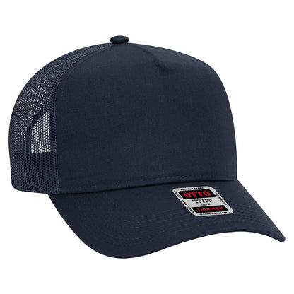 OTTO CAP 5 Panel Mid Profile Mesh Back Trucker Hat 32-285