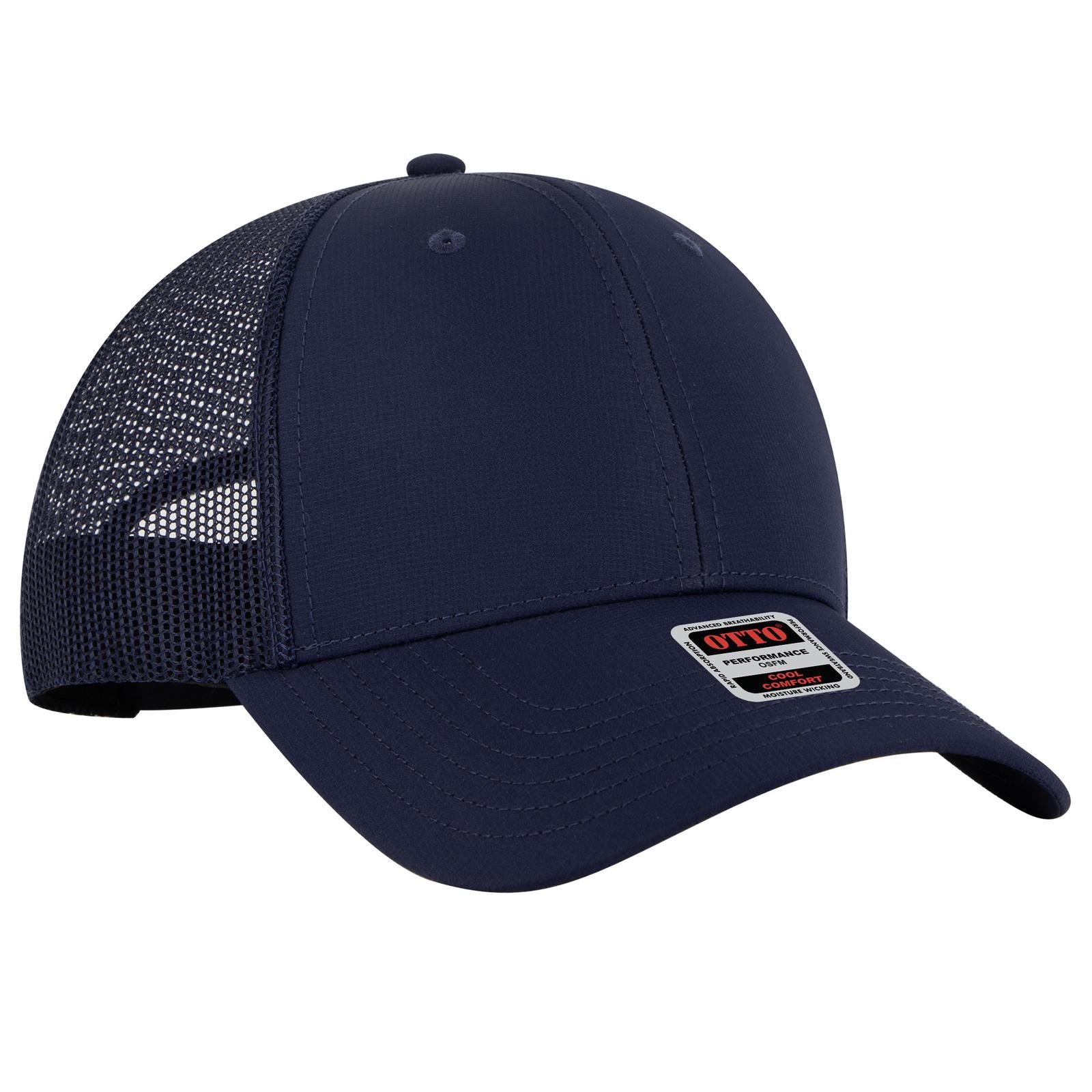 OTTO CAP 6 Panel Low Profile Mesh Back Trucker Hat