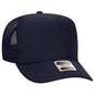 OTTO CAP 5 Panel High Crown Mesh Back Trucker Hat 39-165