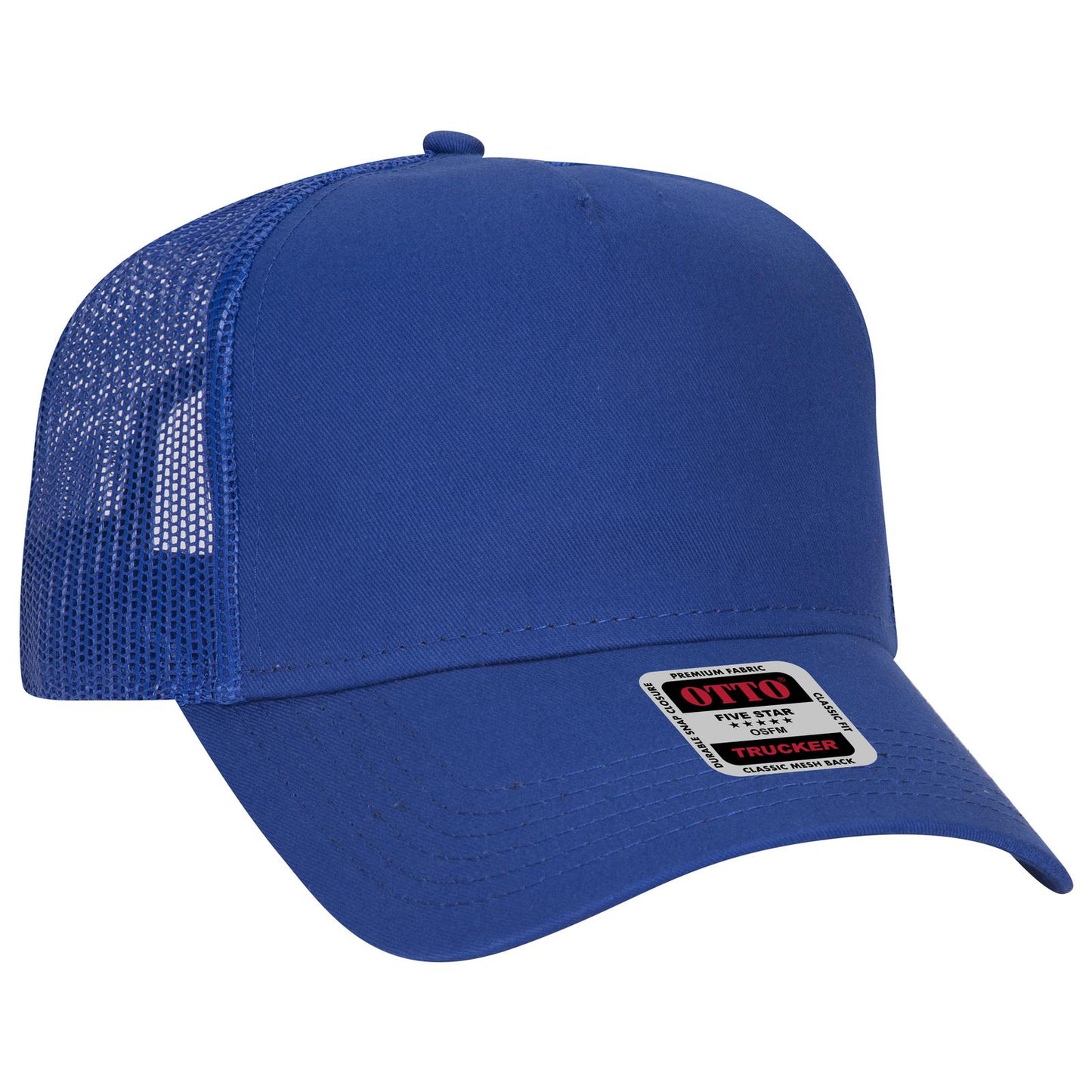 OTTO CAP 5 Panel Low Profile Mesh Back Trucker Hat 102-664