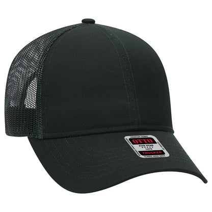 OTTO CAP 6 Panel Mid Profile Mesh Back Trucker Hat 30-287